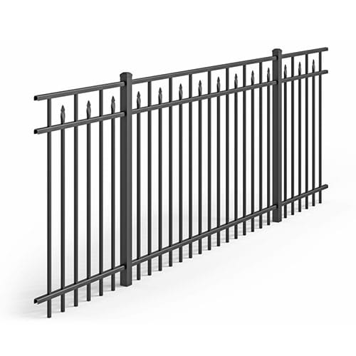 Aluminum Swimming Pool Fences: UAF-250 Flat Top with Spear Flush/Modified preview 2