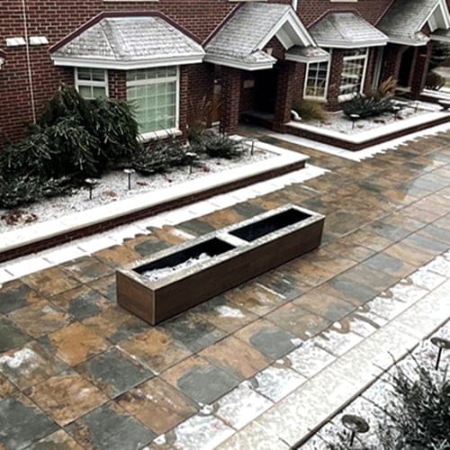 Snow Melt System for Elevated Pavers