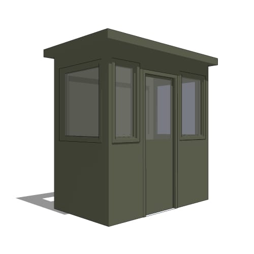 preview of Model STD-64: Standard 4' X 6' Booth - Plan View, Section, Legend