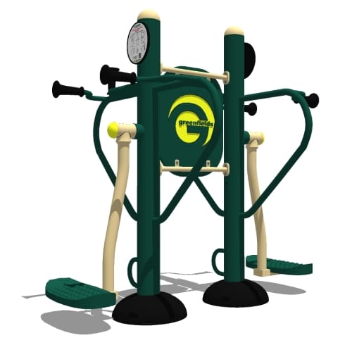 Low-Impact: Model ( SGR022 ) 4-Person Pendulum, Abs & Dips Station
