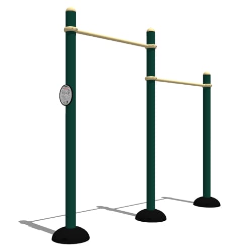 Calisthenics: Model ( SGR045 ) 2-Level Person Pull-Up Station
