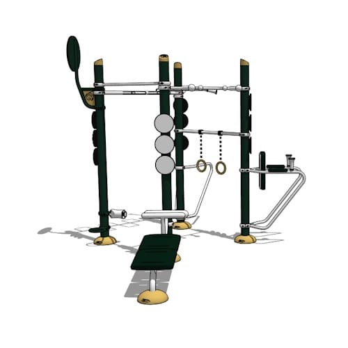 Calisthenics: Model ( SHP517 ) Compact Functional Fitness Rig