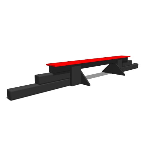 Gyms For Dogs - DL-JBB-RPW: Balance Beam 9' L- RPW