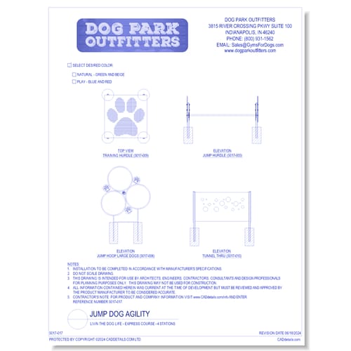 Dog Park Outfitters - Express Course - 4 Stations 