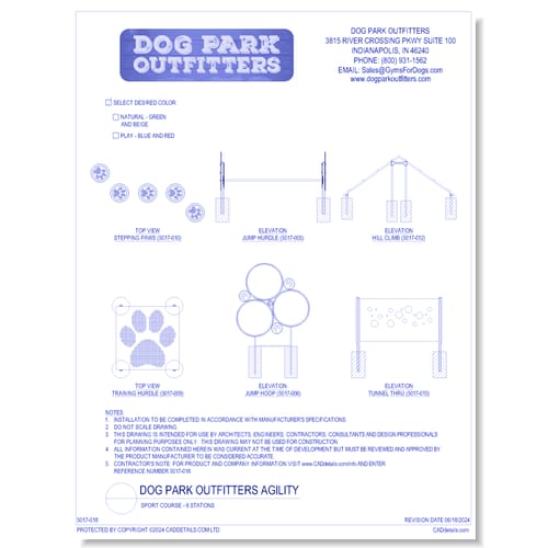 Dog Park Outfitters - Sport Course - 6 Stations
