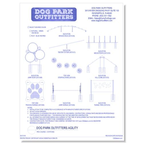 Dog Park Outfitters - Pro Course - 9 Stations