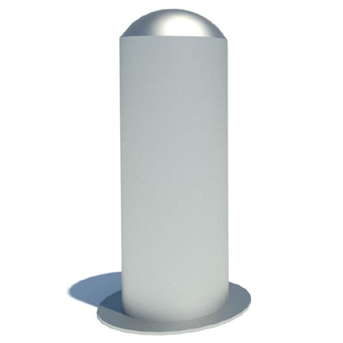 12" Diameter x 36" Height Baseplate Bollard