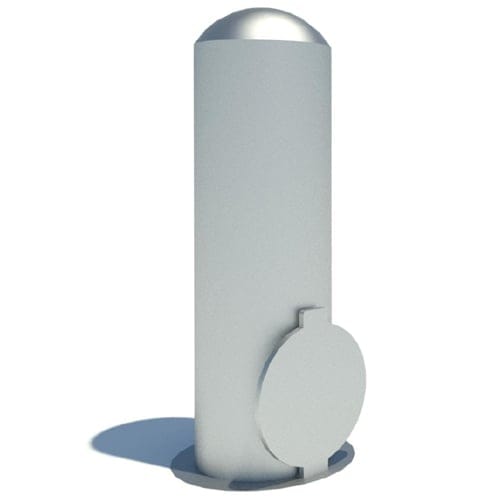 10" Internal Locking Removable Bollard