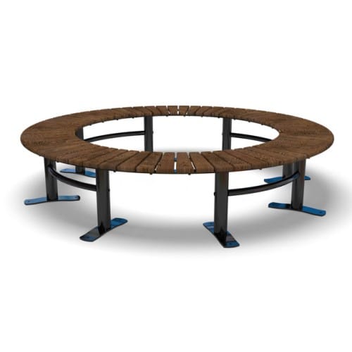 Fairmount 82.6” (2.1m) Curved Bench 360° (FA340N) preview 1