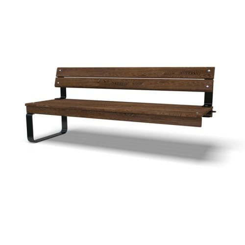 Liberty Bench with one leg and back (LB580N) preview 1
