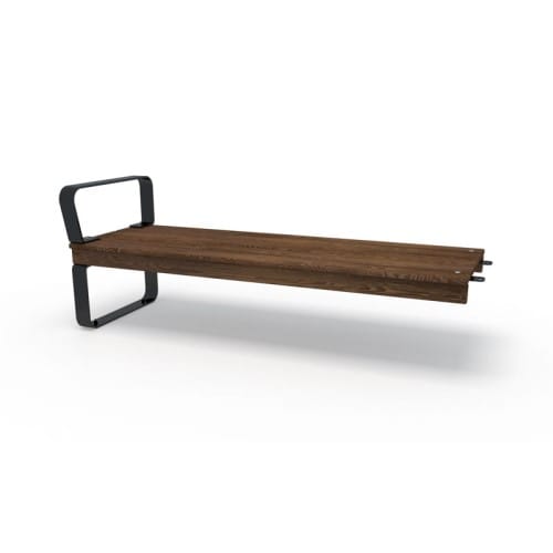 Liberty Bench with one leg & armrest (LB340N) preview 1