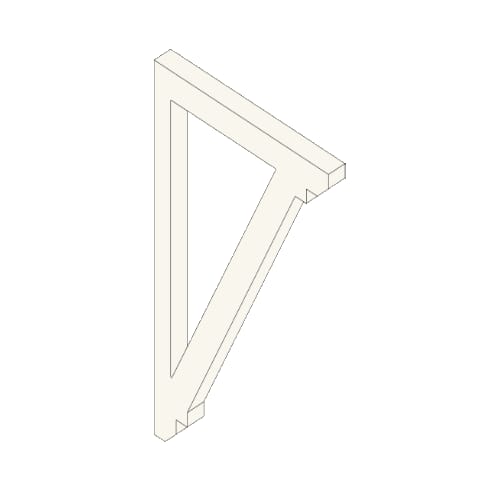 preview of Corbel Bracket: BKT 31.5" x 51.5" x 3"