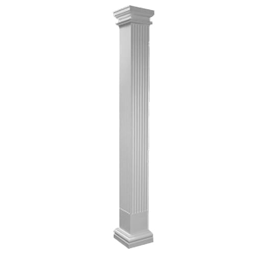 Square Non-Tapered Fluted Column preview 1
