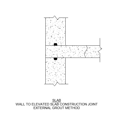 preview of Wall to Elevated Slab – Double Protection – Int Swelling Method