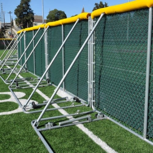 Wheeled Fence: Deluxe SportaFence™ Portable Fencing System for Baseball
