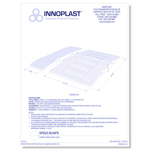 Rubber Speed Humps ( RSH )