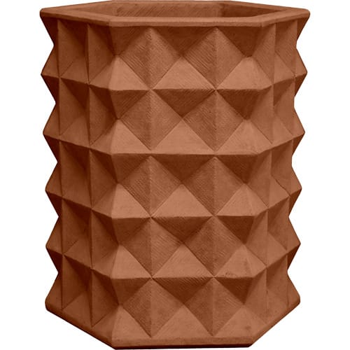 28" Tall Topaz Hex Planter preview 3