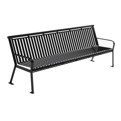 Steel Strap Bench With Back: Model 3106-06-08 preview 1