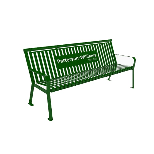 Steel Strap Bench With Back: Model 3108-06-08 preview 1