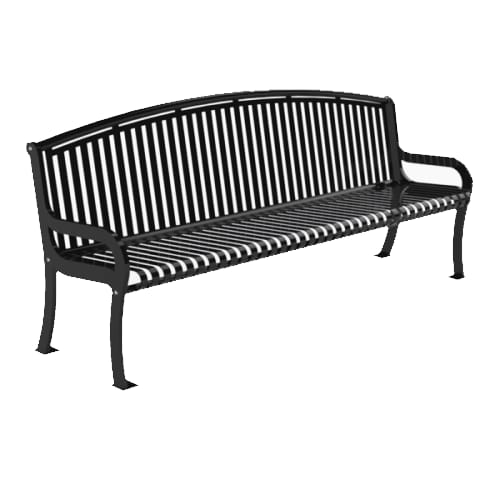 Steel Bench With Arched Back: Model 3110 preview 1