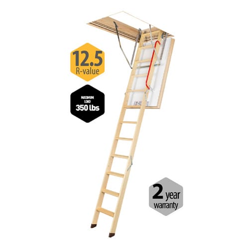 LWT Super-Thermo Insulated R-Value 12.5 Attic Ladder preview 1