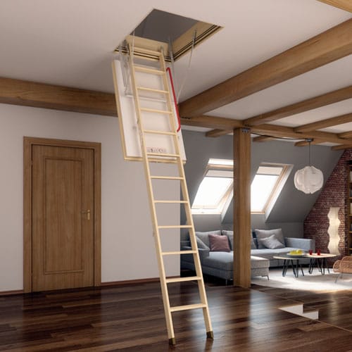 LWT Super-Thermo Insulated R-Value 12.5 Attic Ladder preview 3