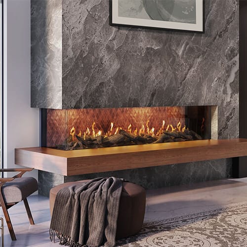 Enlight SafeSurface Glass: Left Corner Fireplace preview 1