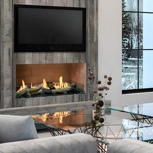 Enlight Open Hearth: Single-sided Fireplace