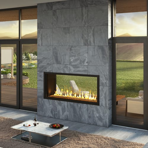 Trancend Indoor/Outdoor See Through Gas Fireplace preview 1