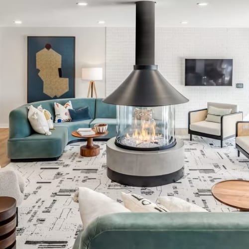 3' Diameter Round Gas Fireplace preview 4