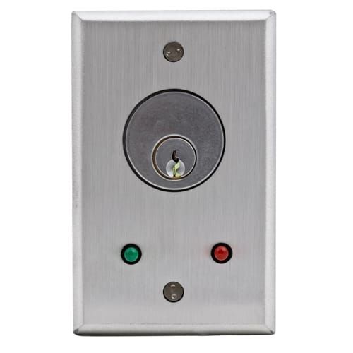 CM-1100 & CM-2000 Series: Flush Mount Key Switches - Cast Aluminum Faceplate preview 1