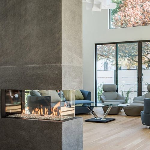 Indoor Flare Room Definer - Peninsula Linear Fireplaces preview 3