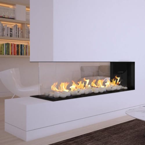 Indoor Flare Room Definer - Peninsula Linear Fireplaces preview 2