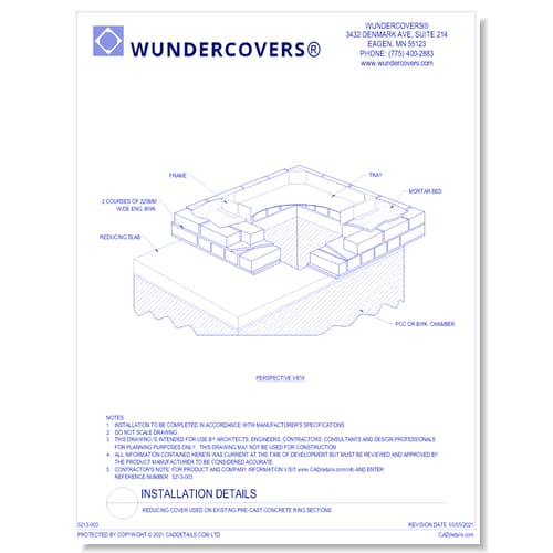 Reducing Cover Used on Existing Pre-cast Concrete Ring Sections