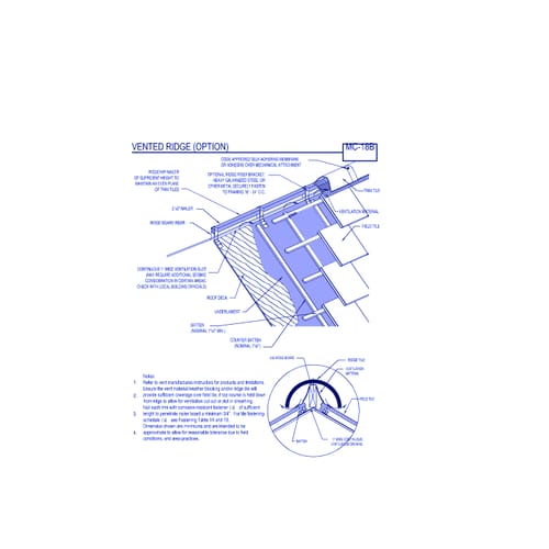 preview of Vented Ridge ( MC-18b )