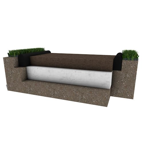 preview of Bonded Rubber Trails With Curb Installation Detail