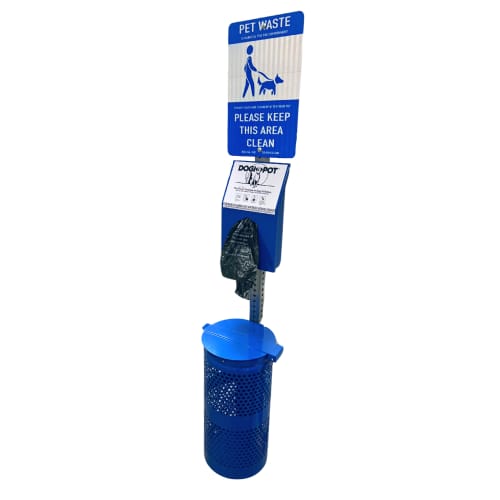 All Aluminum Waste Station (PBARK-467-Blue-1) preview 1