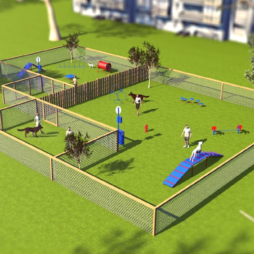 Combination Course, Small Dog Area, 6 Pieces (BARK-CMBKIT) preview 1
