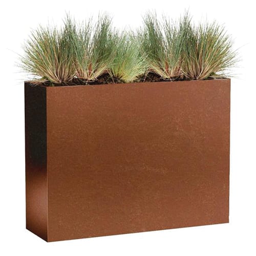 Modern Elite Corten Steel: Rectangle Planter preview 1