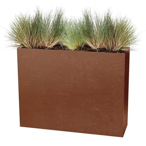Modern Elite Corten Steel: Wide Divider Planter  preview 1