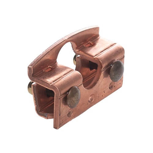 Snowcap I – 1 Pipe Copper Clamp-to-Seam Snow Fence Bracket preview 1