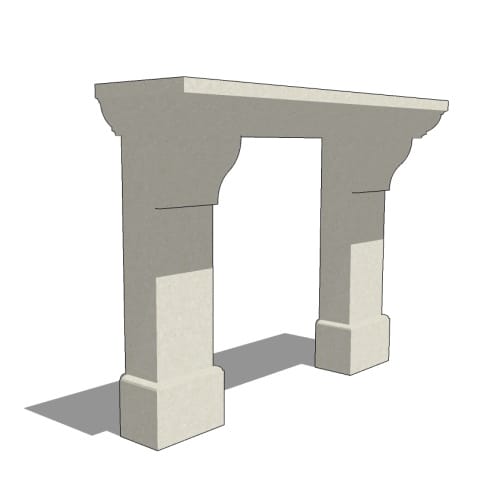 Fireplace Mantels: Regal 60 Standard Mantel 