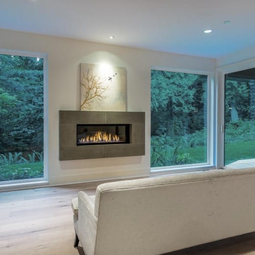 Mantel: Bracket Concrete Surround Fireplace Mantel