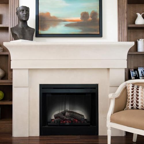 Mantel: Fransk Light Concrete Fireplace Mantel preview 2