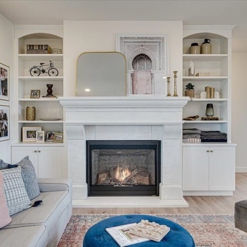 Mantel: French Country 72 Standard Concrete Fireplace Mantel preview 1