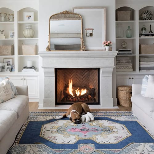 French Country 60 Tall Concrete Mantel preview 2