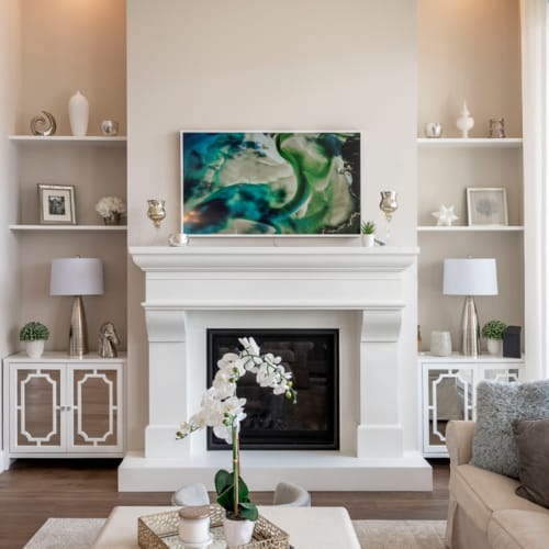 Mantel: French Country 60 Tall Concrete Fireplace Mantel preview 2