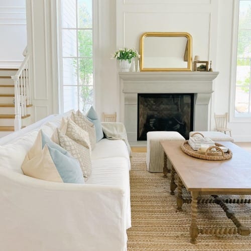 Mantel: French Country 60 Standard Concrete Fireplace Mantel preview 1
