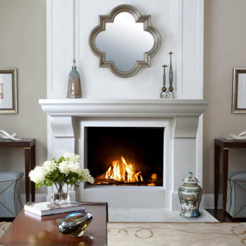 Mantel: Regal 72 Tall Concrete Fireplace Mantel preview 1