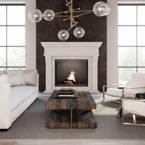 Mantel: Torino 72 Concrete Fireplace Mantel preview 2